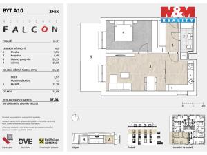 Prodej bytu 2+kk, Mělník, Sokolská, 58 m2