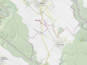 Dražba pozemku, Březník, 488 m2