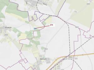 Dražba lesa, Jeviněves, 4557 m2