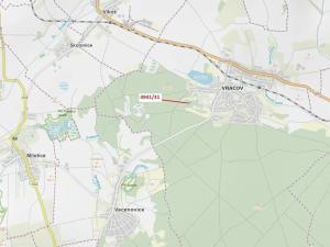 Dražba lesa, Vracov, 2231 m2