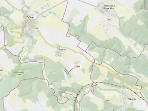 Dražba lesa, Žďárec, 3616 m2