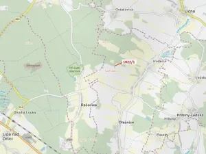 Dražba pole, Olešnice, 318 m2