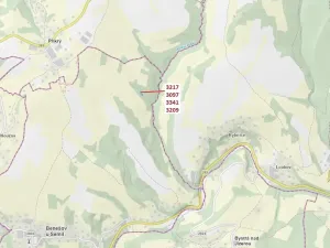 Dražba lesa, Benešov u Semil, 1649 m2