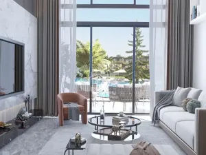 Prodej bytu 1+1, Trikomo, Kypr, 65 m2