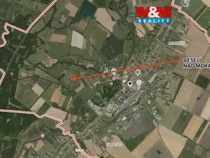 Prodej pole, Veselí nad Moravou, 2555 m2