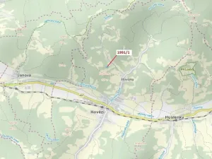 Dražba lesa, Hovězí, 2438 m2