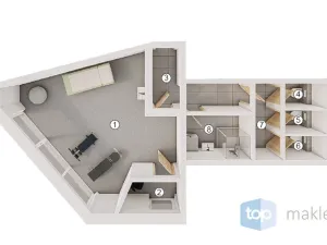 Prodej obchodního prostoru, Horoušany, 33 m2