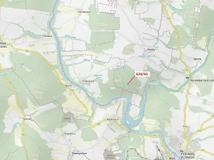 Dražba lesa, Hosty, 1258 m2