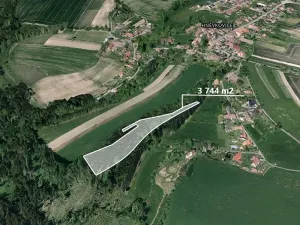 Prodej lesa, Hněvkovice, 3744 m2