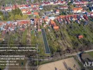 Prodej zahrady, Horní Němčí, 860 m2