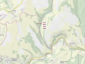 Dražba lesa, Benešov u Semil, 1649 m2