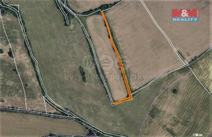 Prodej trvalého travního porostu, Mašťov, 2645 m2