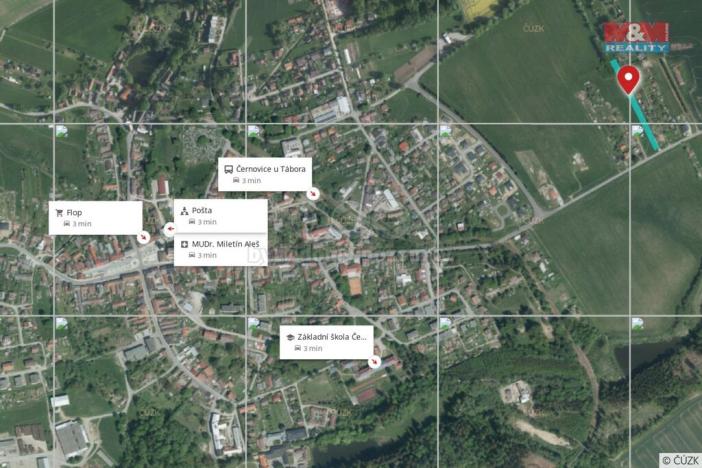 Prodej pozemku pro bydlení, Černovice, 2821 m2