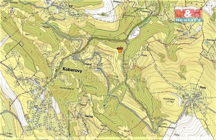 Prodej lesa, Koberovy, 2693 m2
