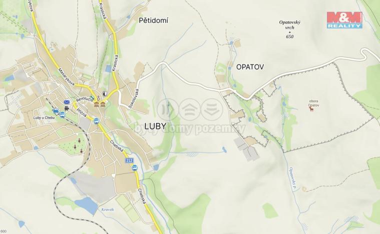 Prodej pozemku, Luby, 1966 m2