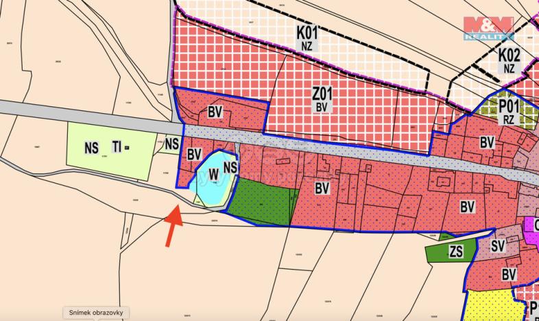Prodej trvalého travního porostu, Krásné Údolí, 1769 m2