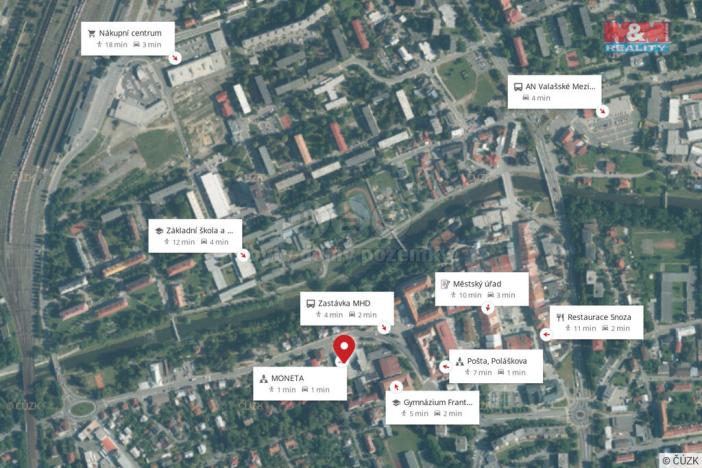 Pronájem kanceláře, Valašské Meziříčí, Havlíčkova, 36 m2