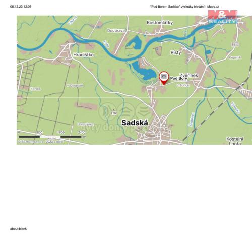 Prodej pozemku, Sadská, 334 m2