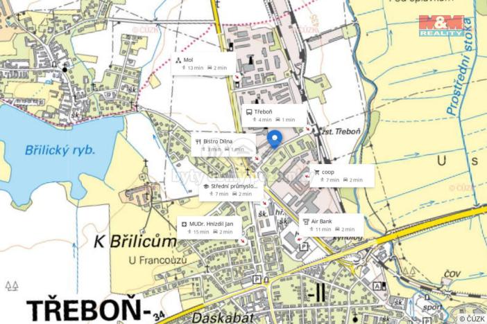 Pronájem skladu, Třeboň, Nádražní, 115 m2