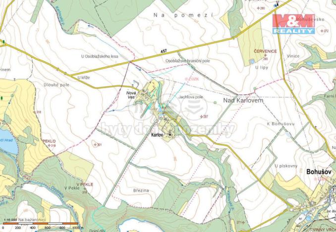 Prodej zahrady, Bohušov, 759 m2