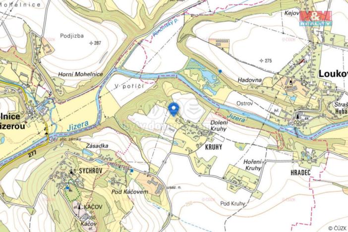 Prodej pole, Mnichovo Hradiště - Podolí, 162 m2