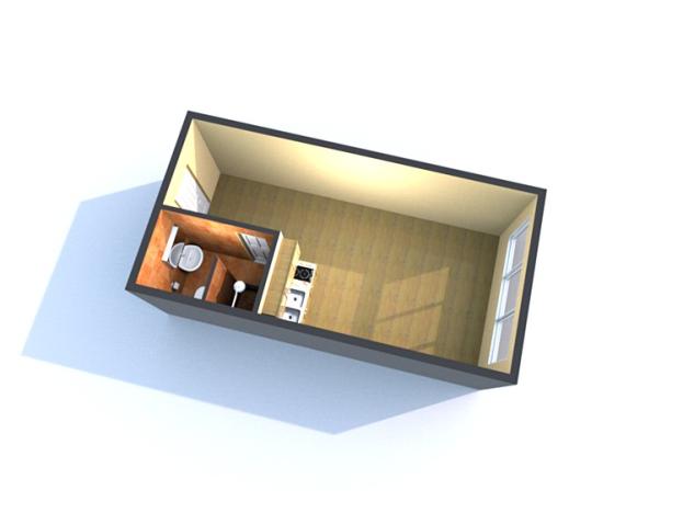 Pronájem bytu 1+kk, Ostrava, Plzeňská, 22 m2