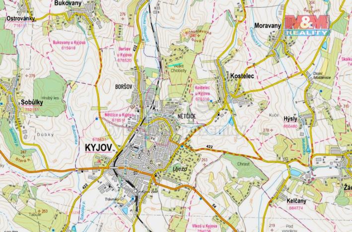 Prodej pole, Kyjov, 1585 m2