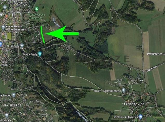 Prodej pozemku pro bydlení, České Budějovice, Třebotovice, 8573 m2