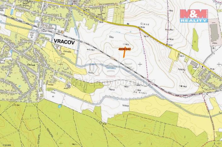 Prodej pole, Vracov, 194 m2