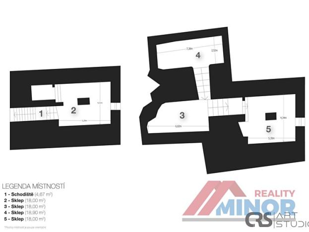 Pronájem komerční nemovitosti, Slaný, Soukenická, 77 m2
