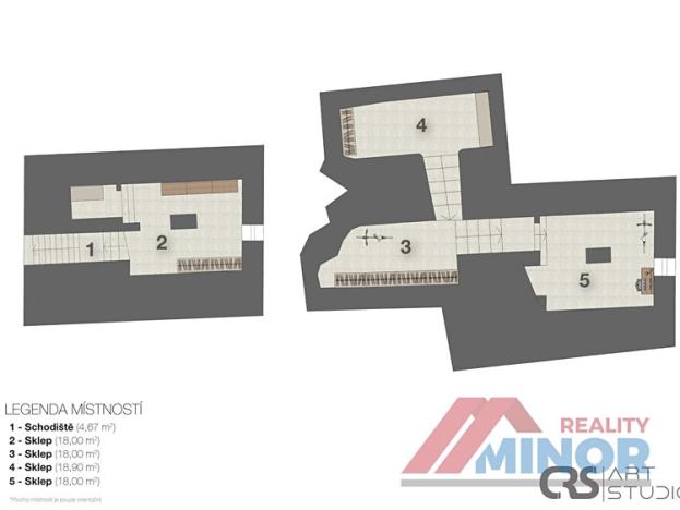 Pronájem komerční nemovitosti, Slaný, Soukenická, 77 m2