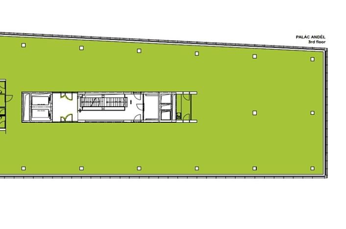 Pronájem kanceláře, Praha - Smíchov, Plzeňská, 470 m2