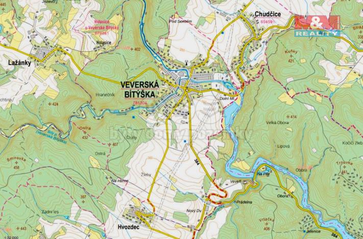 Prodej zemědělské půdy, Veverská Bítýška, 1032 m2