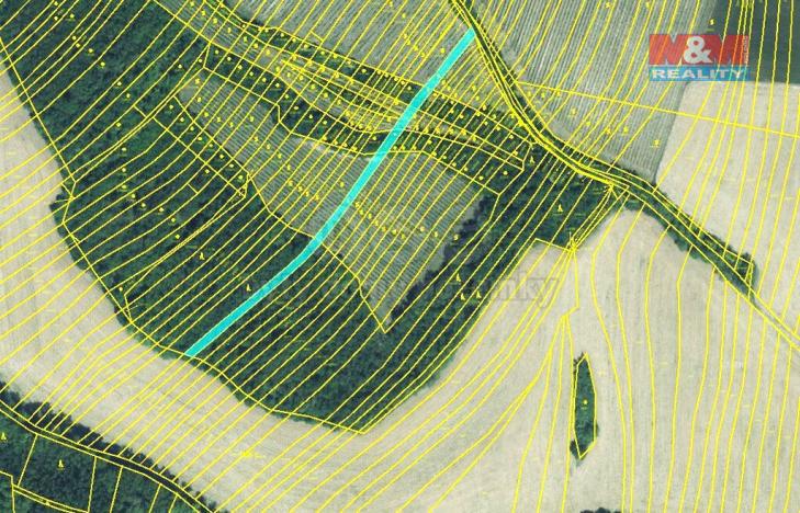 Prodej lesa, Křepice, 553 m2