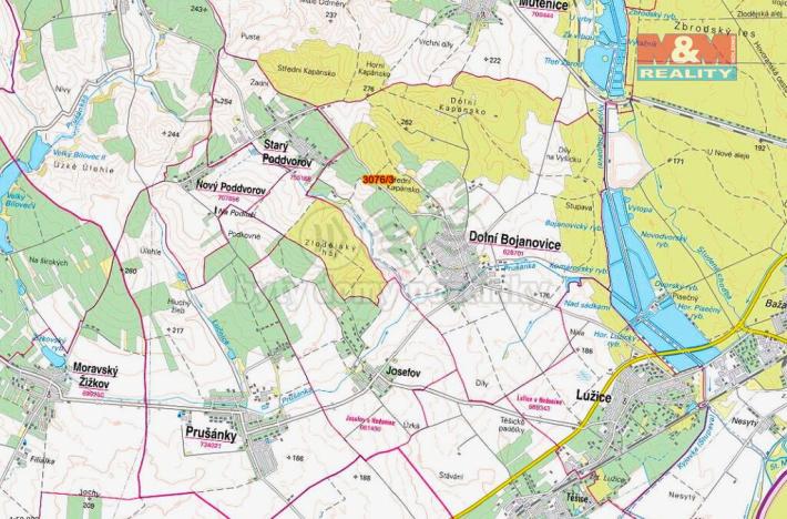 Prodej pozemku pro komerční výstavbu, Dolní Bojanovice, 35 m2