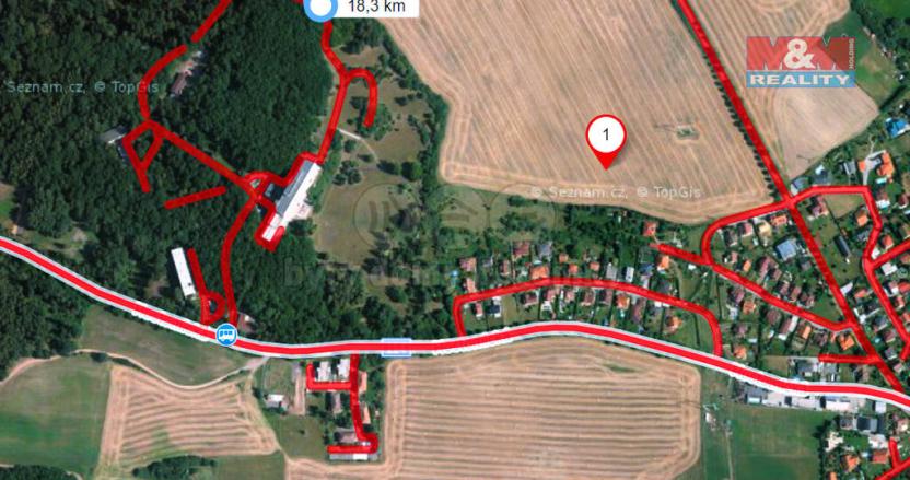 Prodej zemědělské půdy, Dobříš, 8698 m2