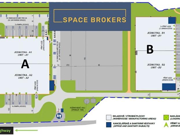 Pronájem skladu, Příšovice, 4600 m2