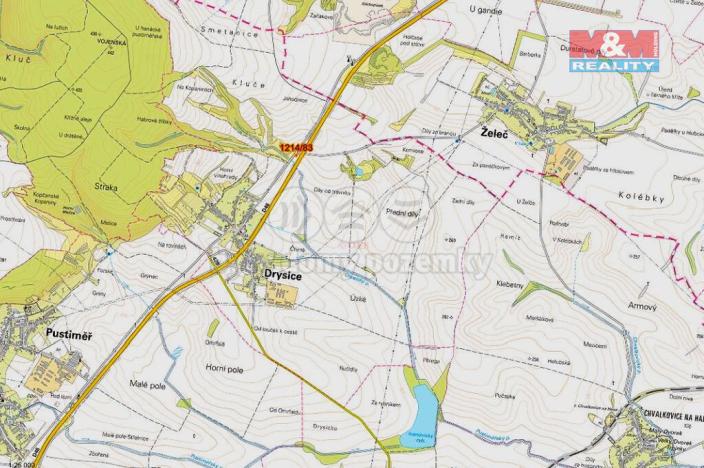 Prodej pozemku, Drysice, 60 m2