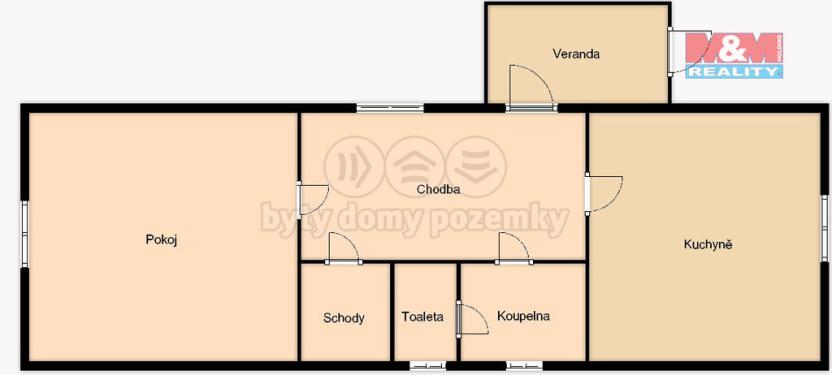 Prodej rodinného domu, Puklice, 62 m2