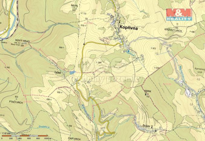 Prodej pozemku, Kopřivná - Lužná, 6278 m2