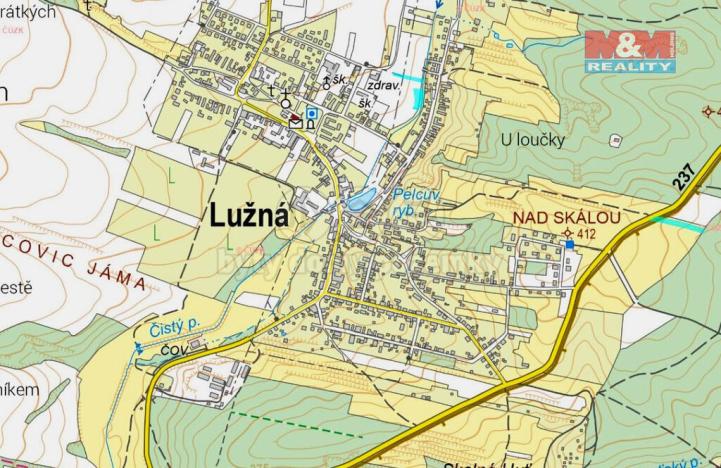 Prodej zemědělské půdy, Lužná, 2550 m2