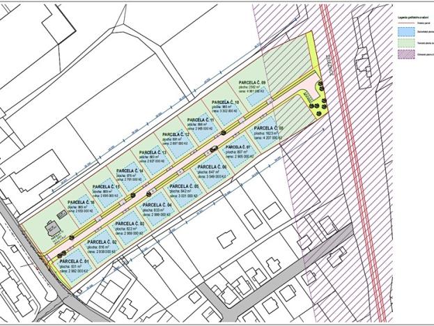 Prodej pozemku pro bydlení, Ústí nad Orlicí, Třebovská, 860 m2