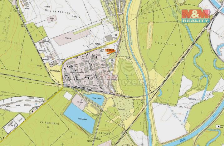 Prodej zemědělské půdy, Břeclav - Poštorná, 643 m2