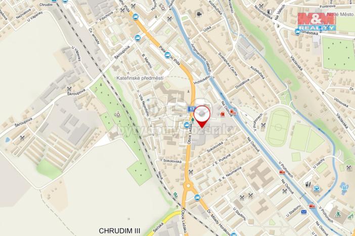 Pronájem kanceláře, Chrudim - Chrudim III, Na Ostrově, 52 m2