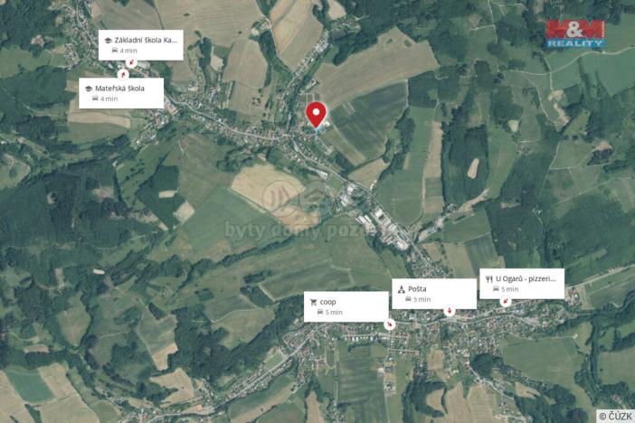 Prodej pozemku pro bydlení, Kateřinice, 1718 m2