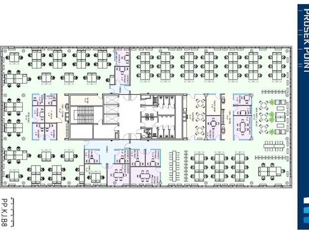 Pronájem kanceláře, Praha - Prosek, Prosecká, 1155 m2