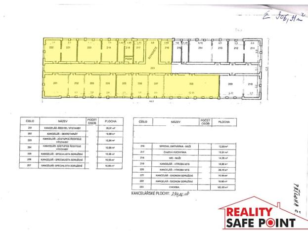 Pronájem kanceláře, Dýšina, 490 m2