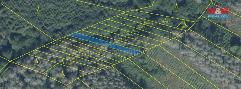 Prodej lesa, Havlíčkův Brod - Mírovka, 212 m2