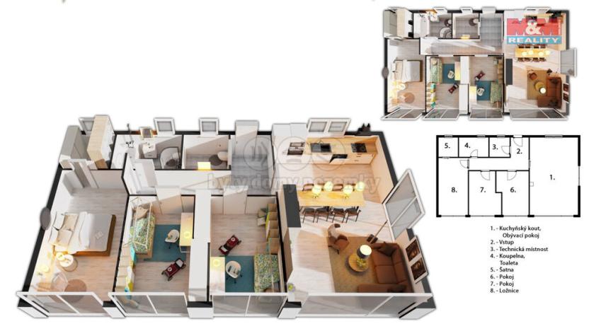 Prodej rodinného domu, Tuklaty - Tlustovousy, Ke Mlýnu, 107 m2