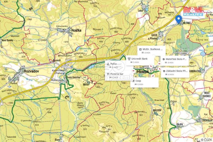 Prodej rodinného domu, Přimda - Mlýnec, 105 m2